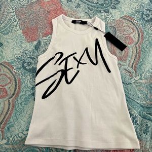 Size S. No need for it anymore. brand new with tags